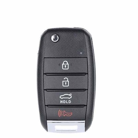 Keyless Factory KeylessFactory: 2016-2018 Kia Optima / 4-Button Flip Key / PN: 95430-D4010 / SY5JFRGE04 RFK-KIA-022